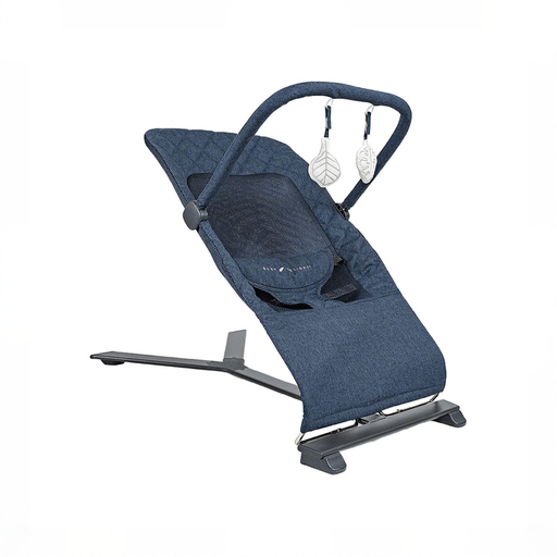 Shop Baby Delight Alpine Deluxe Portable Bouncer, Quilted Indigo at GoodBuy Gear