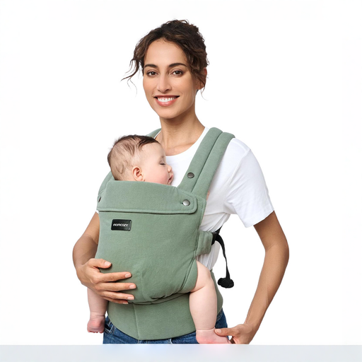 Shop Momcozy 3-in-1 PureHug Baby Carrier (Model BC001), Cotton Linen, Sage Green at GoodBuy Gear