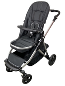 Shop Mockingbird Single to Double 2.0 Stroller, 2024, No Canopy, No Canopy, Silver With Black Leather at GoodBuy Gear