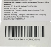 Shop Mabē The Monarch Carrier, Mauve Wings at GoodBuy Gear