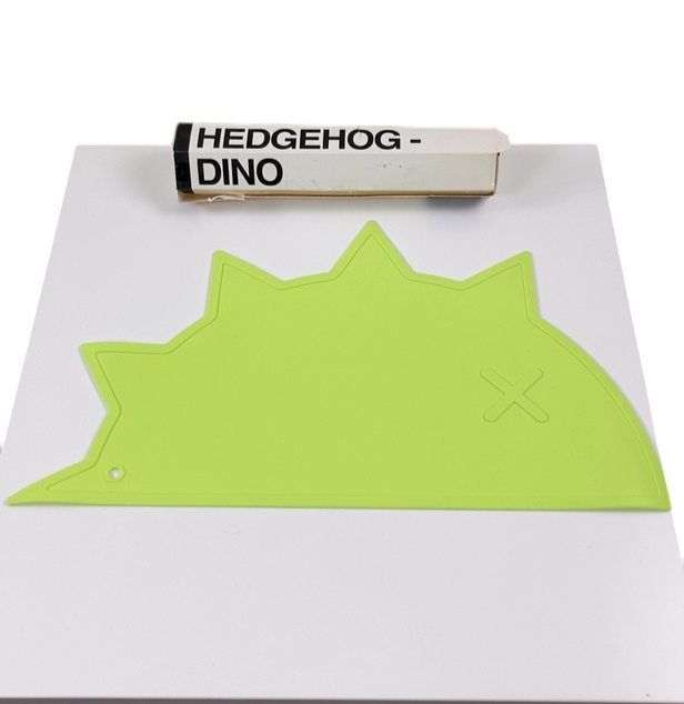 Bam Bam Boom Hedgehog Dino Placemat, Green