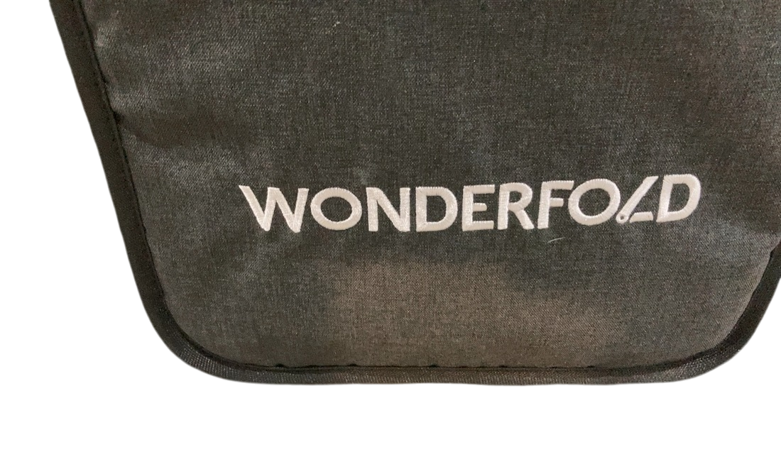 Shop Wonderfold W4 Luxe Quad Stroller Wagon, 2024, Charcoal Grey with Black Frame at GoodBuy Gear