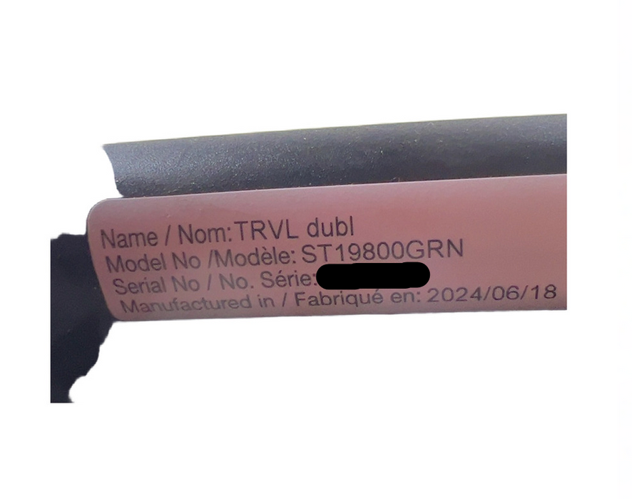 Shop Nuna TRVL Dubl Stroller, 2024, Granite at GoodBuy Gear