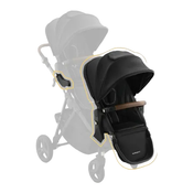 Shop Mockingbird 2nd Seat Kit 3.0, Charcoal with Penny Leather, Solid Black at GoodBuy Gear
