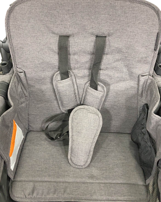 Wonderfold W2 Luxe Multifunctional Double Stroller Wagon, 2024, Charcoal Gray