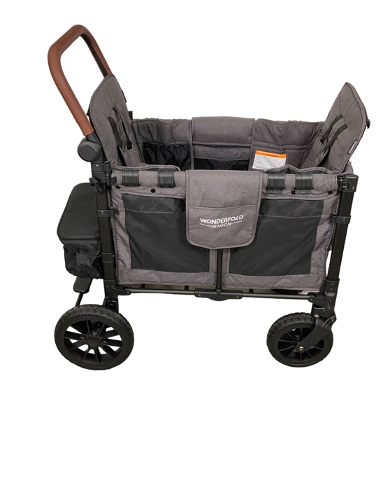 Wonderfold W2 Luxe Multifunctional Double Stroller Wagon, 2024, Charcoal Gray