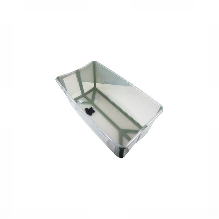 Shop Stokke Flexi Bath Foldable Baby Bathtub, Regular, Transparent Green at GoodBuy Gear
