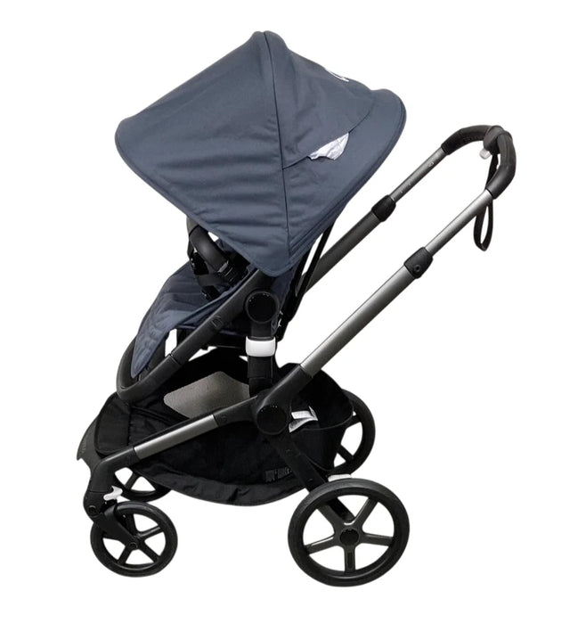 Bugaboo Fox 5 Stroller, 2024, Graphite Frame, Stormy Blue