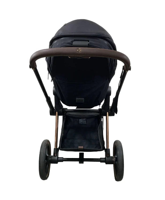 Cybex PRIAM Stroller, 2022, Deep Black, Rosegold