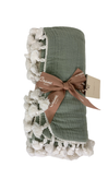 Shop Crane Baby 6 Layer Muslin Blanket, Evergreen at GoodBuy Gear