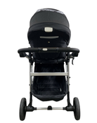 Shop Mockingbird Single to Double 2.0 Stroller, 2024, Black, Silver With Black Leather, Windowpane at GoodBuy Gear