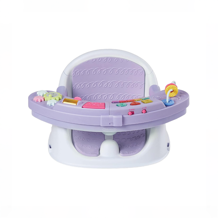 Shop Infantino Music & Lights 3-in-1 Discovery Booster, Lavendar at GoodBuy Gear