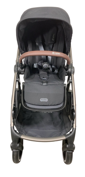 Shop Cybex Gazelle S Modular Stroller, 2023, Moon Black, Taupe Frame at GoodBuy Gear