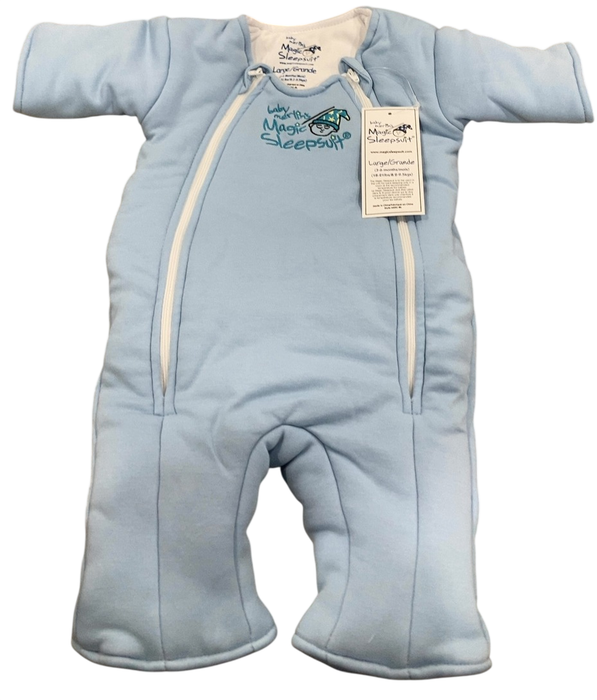 Shop Baby Merlin's Magic Sleepsuit, Blue, Cotton, Large (18-21lbs) at GoodBuy Gear