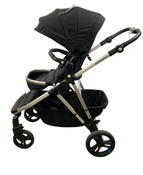 Shop Mockingbird Single to Double 2.0 Stroller, 2024, Black, Silver With Black Leather, Watercolor Drops at GoodBuy Gear