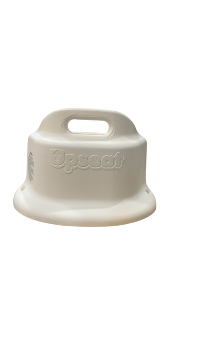 Shop Upseat Baby Floor & Booster Seat with Tray, Coconut (White) at GoodBuy Gear