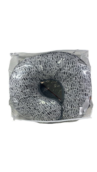 Shop Boppy Luxe Feeding and Infant Support Pillow, Grey Brushstrokes Pennydots at GoodBuy Gear