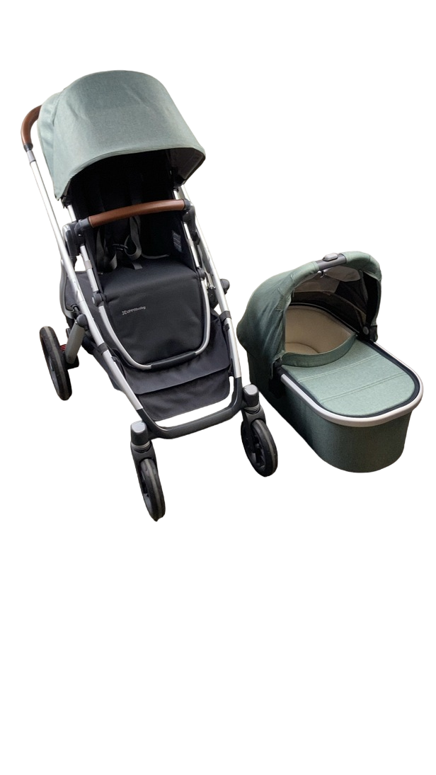 uppababy vista emmett 2019 UPPAbaby VISTA V2 Stroller, 2019, Emmett (Green Melange)