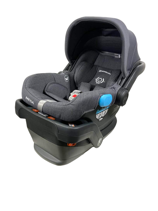 used UPPAbaby MESA V2 Infant Car Seat, 2021, Greyson (Charcoal Melange Merino Wool)