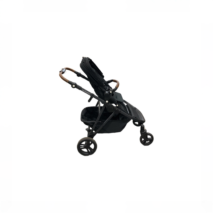 Shop Mockingbird Single to Double 3.0 Stroller, 2025, Charcoal with Penny Leather, Solid Black at GoodBuy Gear