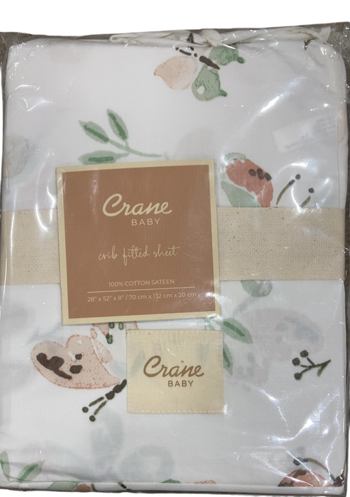 Shop Crane Baby Crib Fitted Sheet, Parker Butterfly at GoodBuy Gear