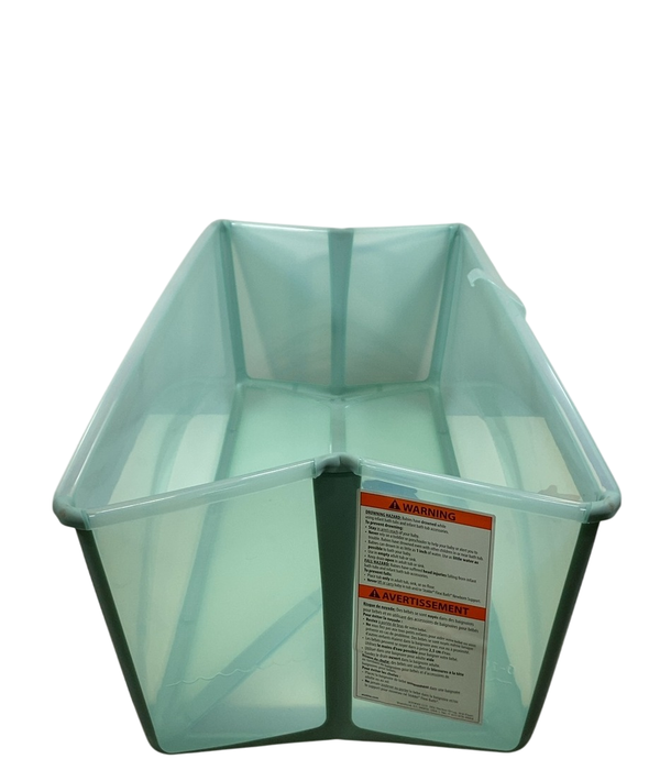 Shop Stokke Flexi Bath Foldable Baby Bathtub, Soft Mint, XLarge at GoodBuy Gear