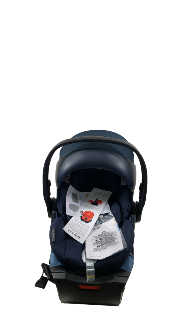 Cybex Cloud Q Infant Car Seat with SensorSafe, 2022, Midnight Blue