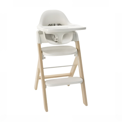 Shop Mockingbird High Chair, Natural Beech, White at GoodBuy Gear