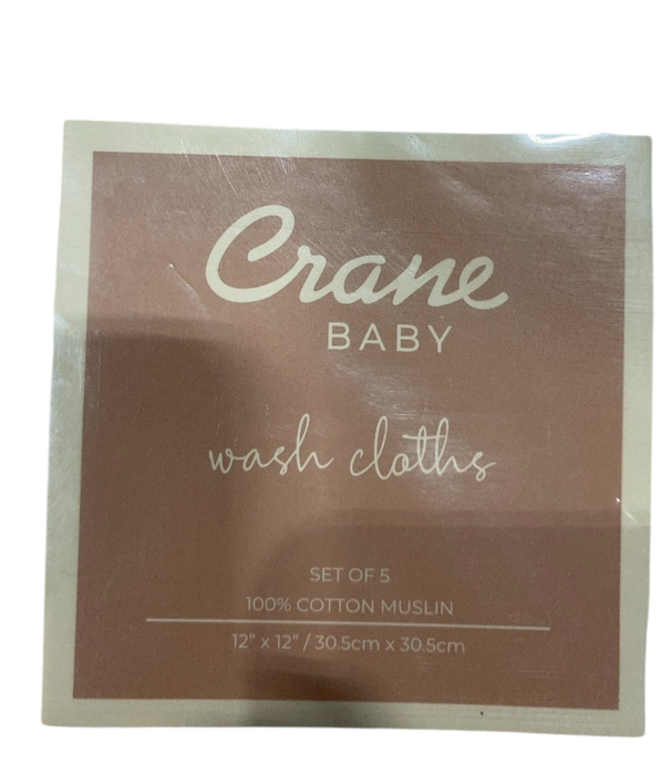 Shop Crane Baby Wash Cloths 5-Piece Set, Parker Pink Floral at GoodBuy Gear