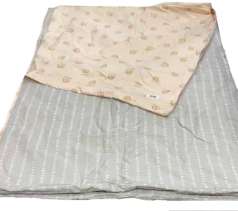 Shop Toki Kids Epic Mat Cover 60"x84", Rainbow peach at GoodBuy Gear