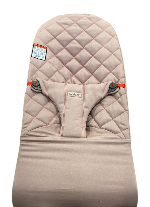 Shop BabyBjorn Bouncer Bliss, Dark Gray Frame, Old Rose Cotton at GoodBuy Gear