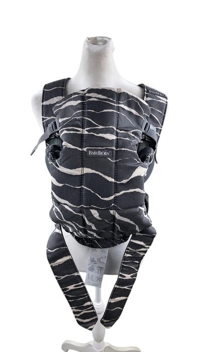 BabyBjorn Baby Carrier Mini, Anthracite/Landscape Print Cotton
