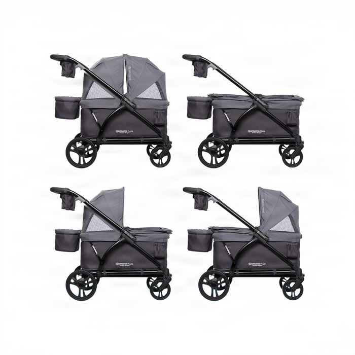 Shop Baby Trend Navigator Plus 2-in-1 Stroller Wagon, 2024, Dash Midnight at GoodBuy Gear