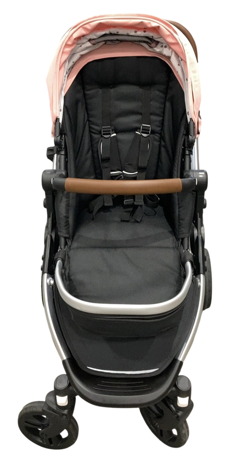 Shop Mockingbird Single 2.0 Stroller, 2025, Bloom, Silver With Penny Leather, Watercolor Drops at GoodBuy Gear