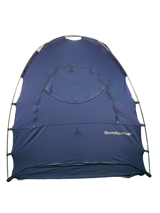 used SlumberPod 2.0 Sleep Canopy, Navy/Light Navy with Light Navy