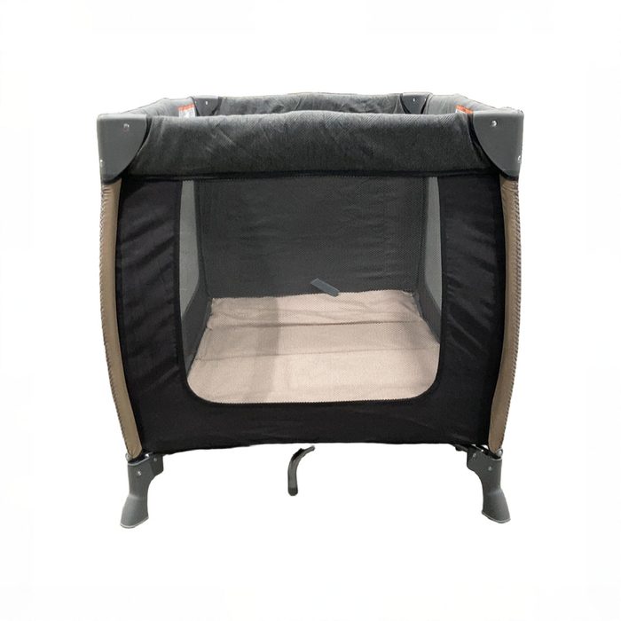 Shop Monbebe Play Yard with Full-Size Rocking Bassinet, Castle Point at GoodBuy Gear