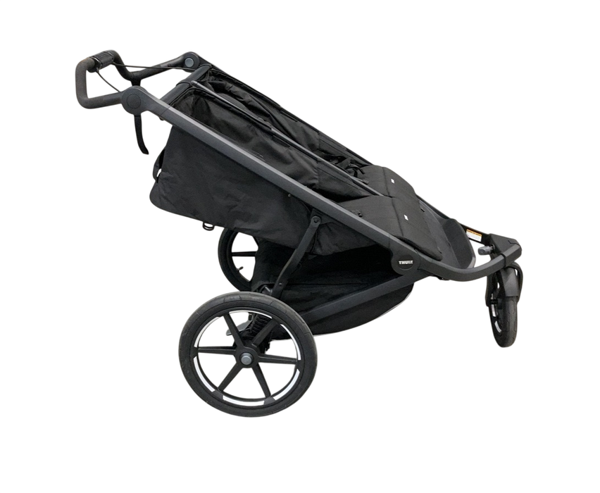 Shop Thule Urban Glide 3 Double Stroller, 2025, Black, Magnetic Harness at GoodBuy Gear