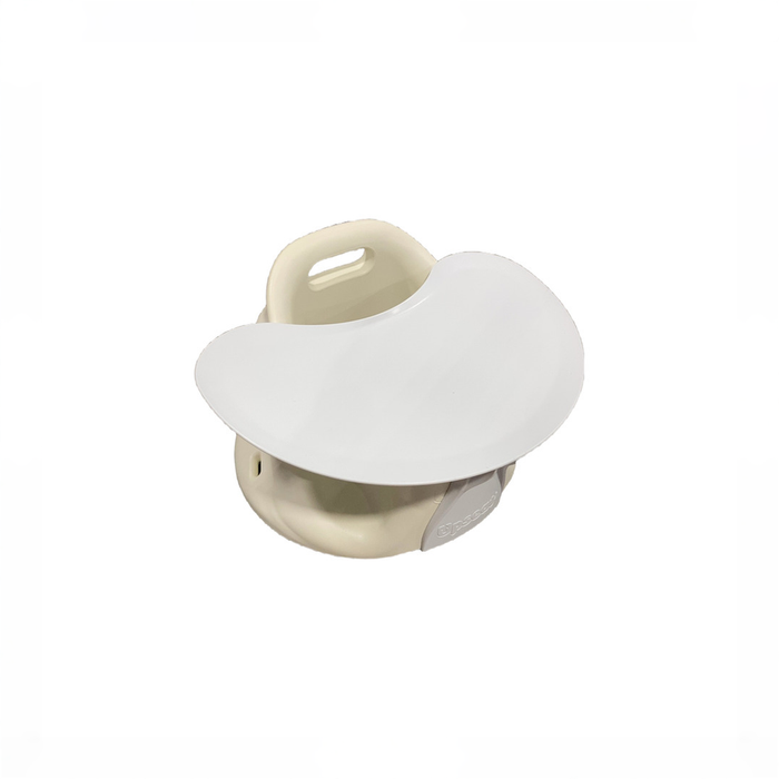Shop Upseat Baby Floor & Booster Seat with Tray, Coconut (White) at GoodBuy Gear