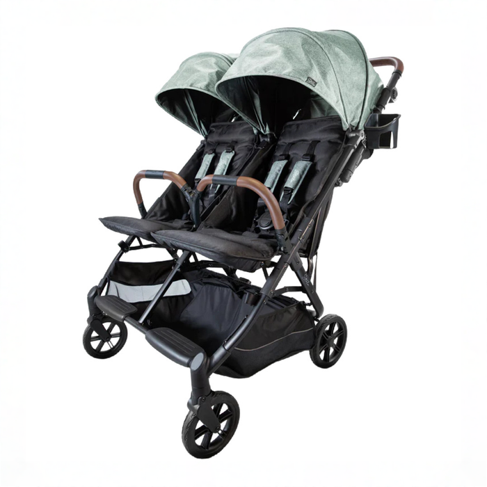 Shop Strolee V2 Double Stroller, 2025, Sage at GoodBuy Gear