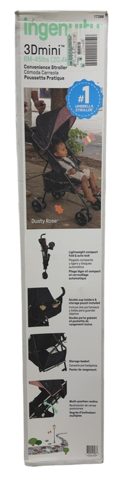 Shop Ingenuity 3D Mini Convenience Stroller, Dusty Rose Pink at GoodBuy Gear