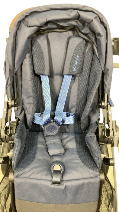 Shop Cybex Gazelle S Modular Stroller, 2024, Ocean Blue, Silver Frame at GoodBuy Gear