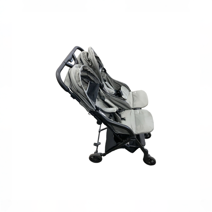 Shop Mompush Lithe Double Stroller, 2026, Grey at GoodBuy Gear