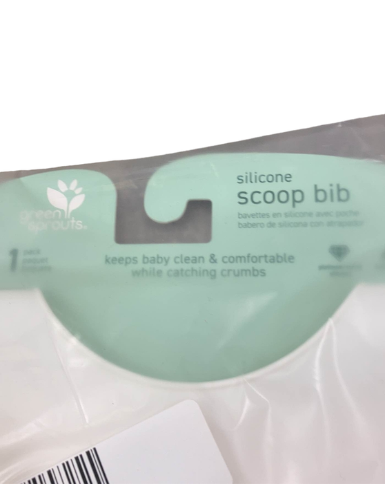 secondhand Green Sprouts Silicone Scoop Bib, Light Spice