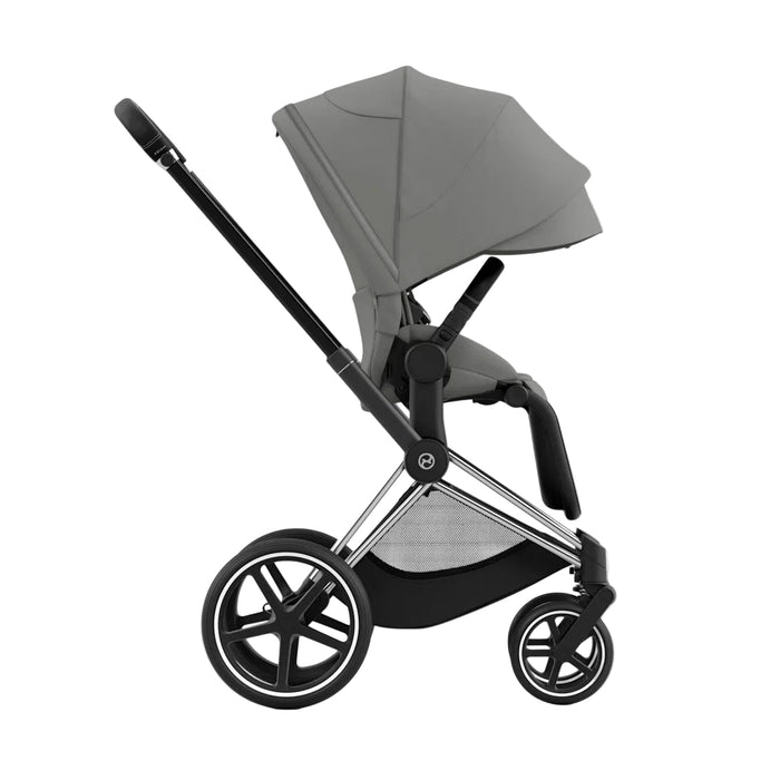 Cybex Priam4 Stroller, 2024, Chrome/Black, Mirage Grey