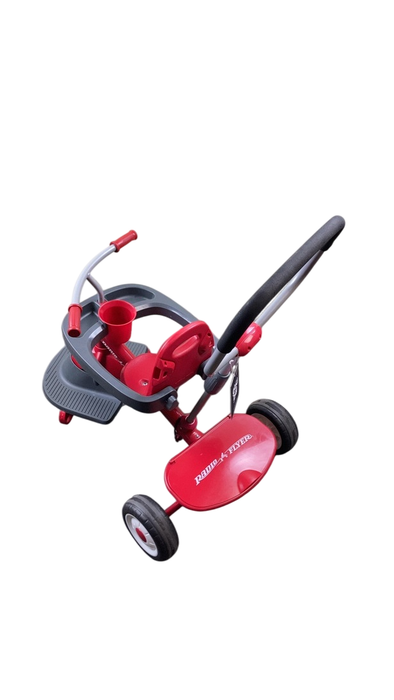 Shop Radio Flyer 4-in-1 Stroll 'n Trike, Push and Pedal Tricycle (481T), Red at GoodBuy Gear