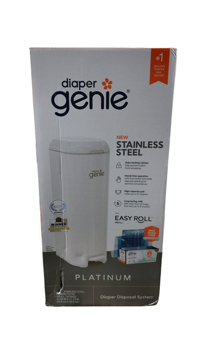 Shop Diaper Genie Platinum Diaper Pail, White at GoodBuy Gear