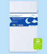 Shop Organic Dream Organic Cotton 2-Stage Lightweight Ultra Crib Mattress, White at GoodBuy Gear
