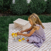 Shop Toki Kids Checker Gumdrop Vegan Leather Mat at GoodBuy Gear