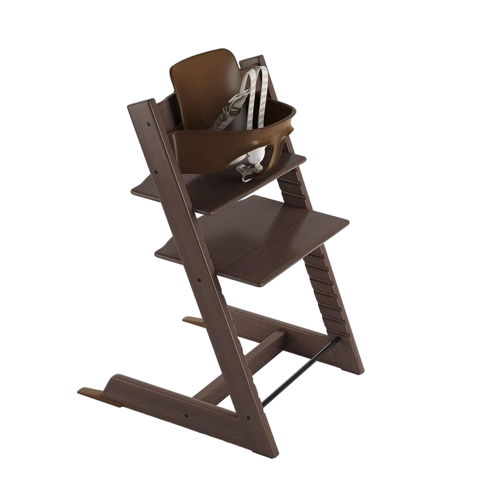 Stokke Tripp Trapp Complete High Chair, Walnut, Wheat Cream