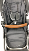 Shop Mockingbird Single to Double 2.0 Stroller, 2024, Black, Silver With Penny Leather, Windowpane at GoodBuy Gear